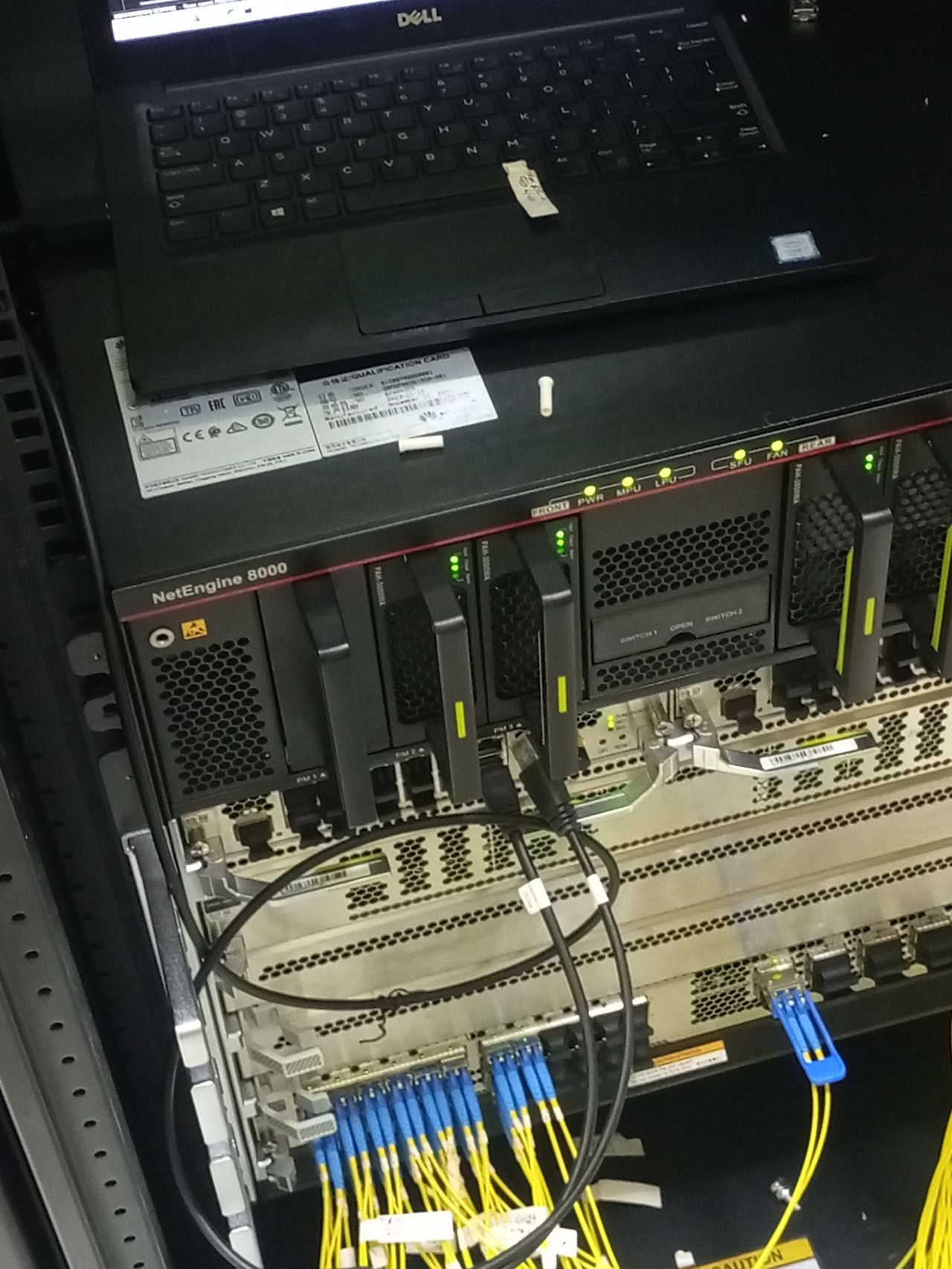 A photo of the IPRAN Hardware Upgrade Project
